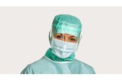 clinician wearing BARRIER surgical mask with extra protection